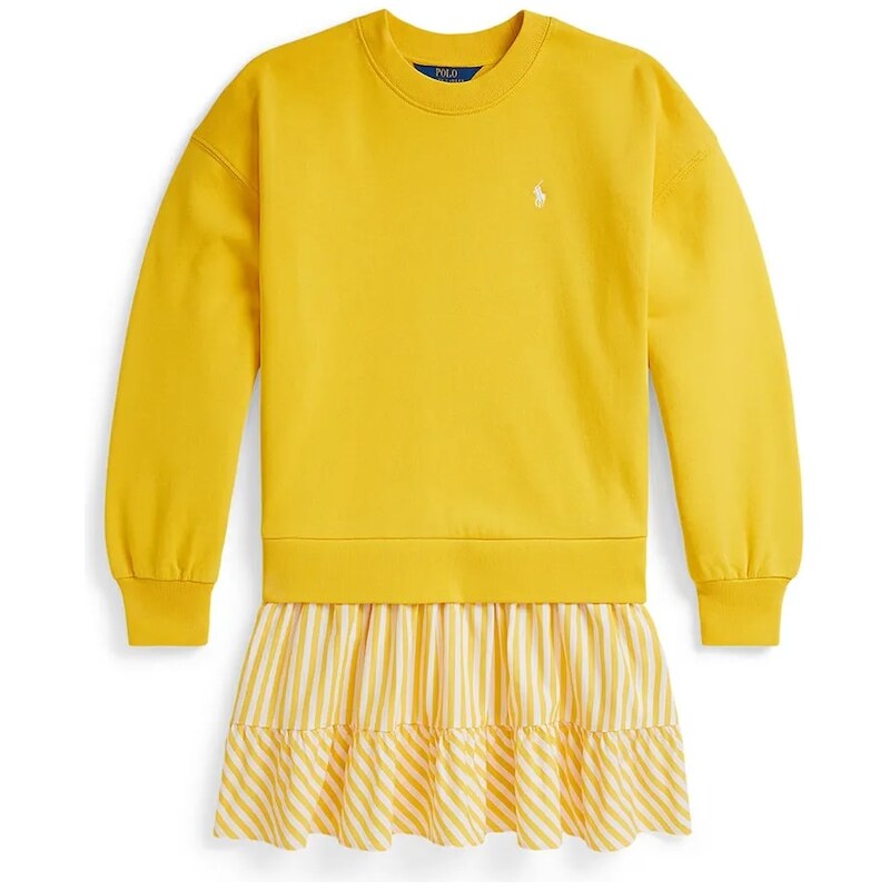 Dievčenské bavlnené šaty Polo Ralph Lauren 67196716