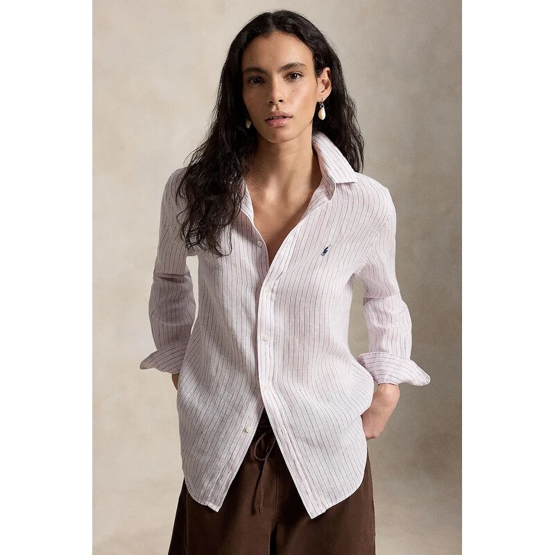 Ľanová košeľa Polo Ralph Lauren 67214034