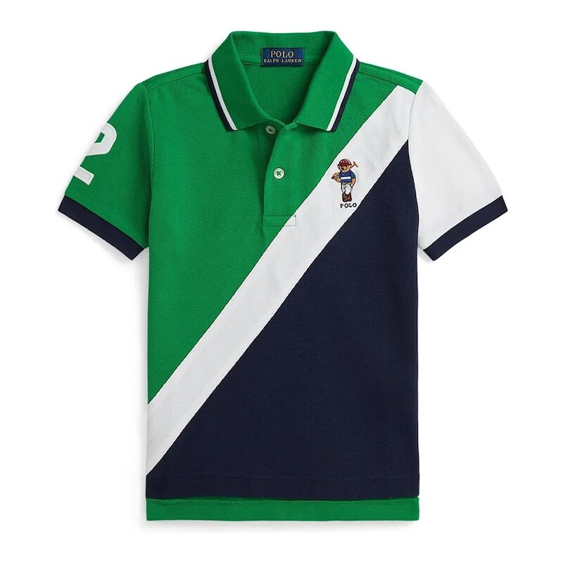 Detská bavlnená polokošeľa Polo Ralph Lauren 67199667