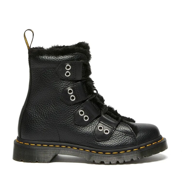 Kožené workery Dr. Martens 1460 LTT Fur Lined 66815973