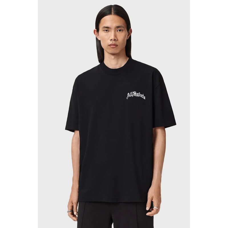 Bavlnené tričko AllSaints DESCENT 67156039