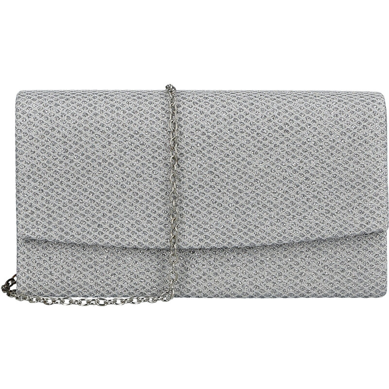 Dámska listová kabelka strieborná - Michelle Moon Sanrine strieborná 67323466