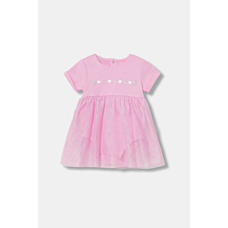 Detské bavlnené šaty Guess 67096637