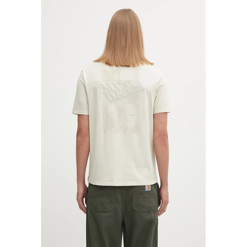 Bavlnené tričko Napapijri S-Aren 67167920