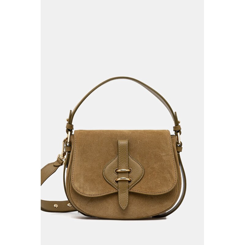 Kožená kabelka Coccinelle MAVERY SUEDE 67196174