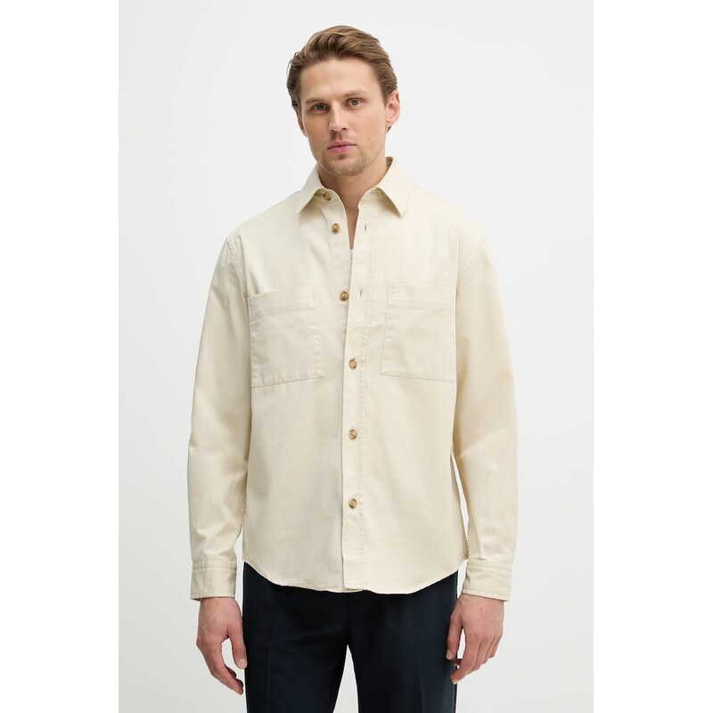 Bavlnená košeľa BOSS H-OWEN-K-2PP-261 67170268