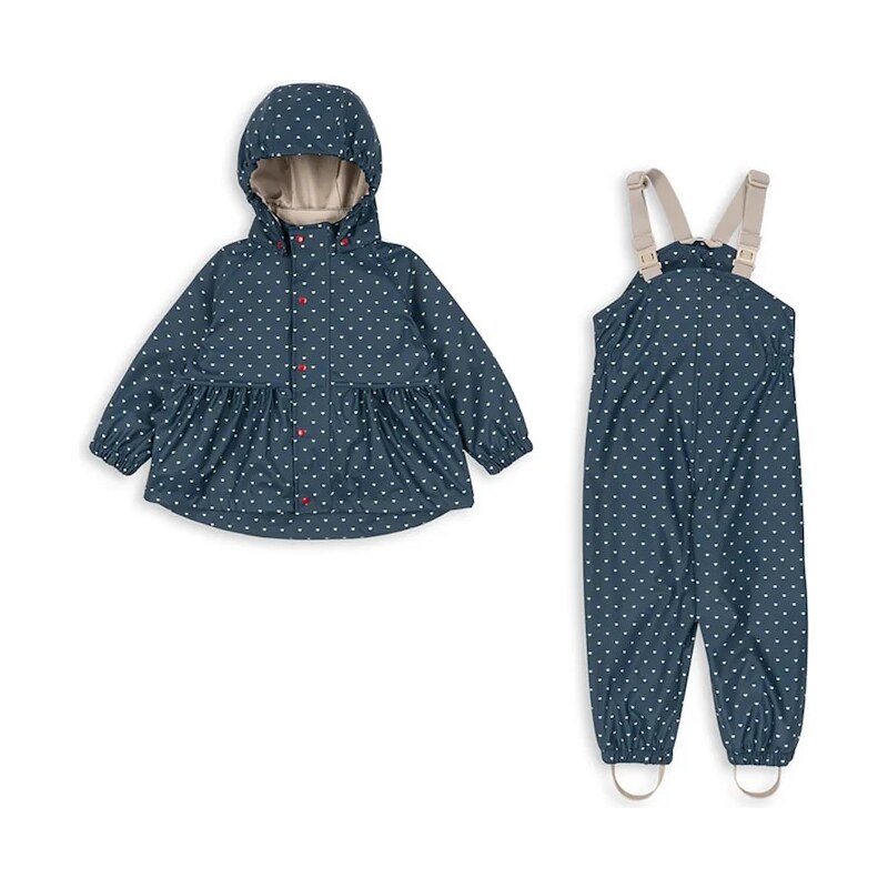 Detské nohavice a bunda Konges Sløjd RAINY PALME SET GIRL 67196630