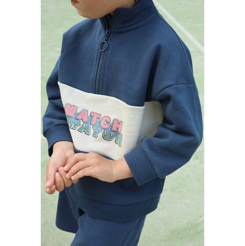 Detská mikina Konges Sløjd LOU HALF ZIP SWEAT OCS 67189440