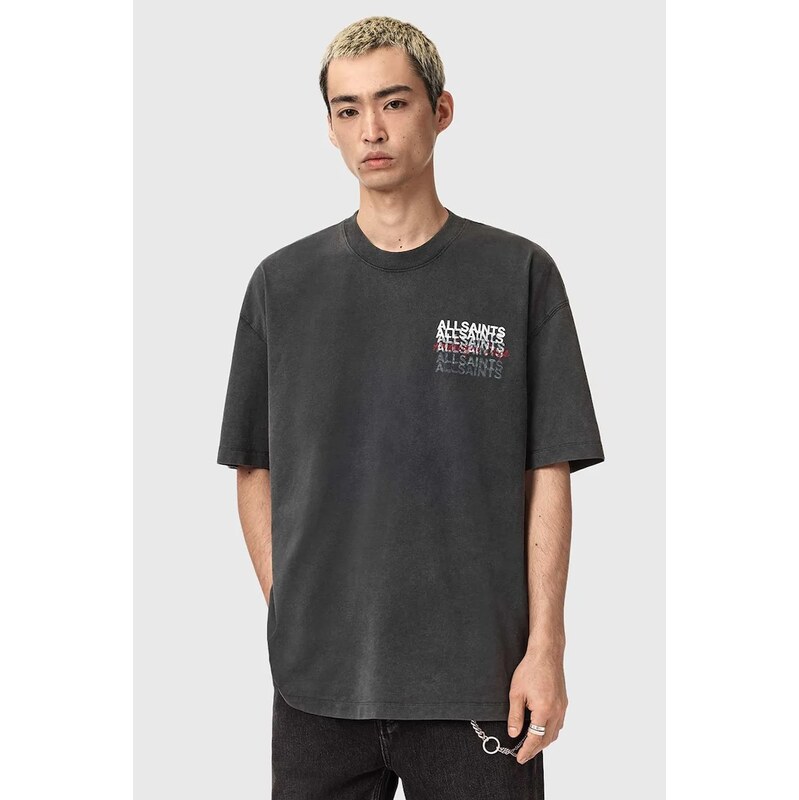 Bavlnené tričko AllSaints GRAPHENE 67189408