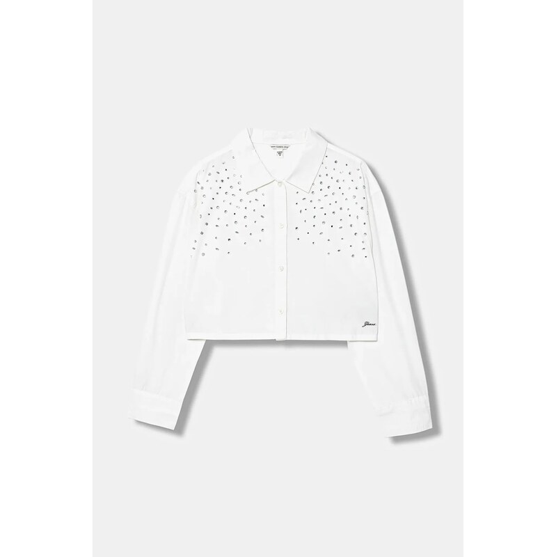 Detská bavlnená košeľa Guess 67196380