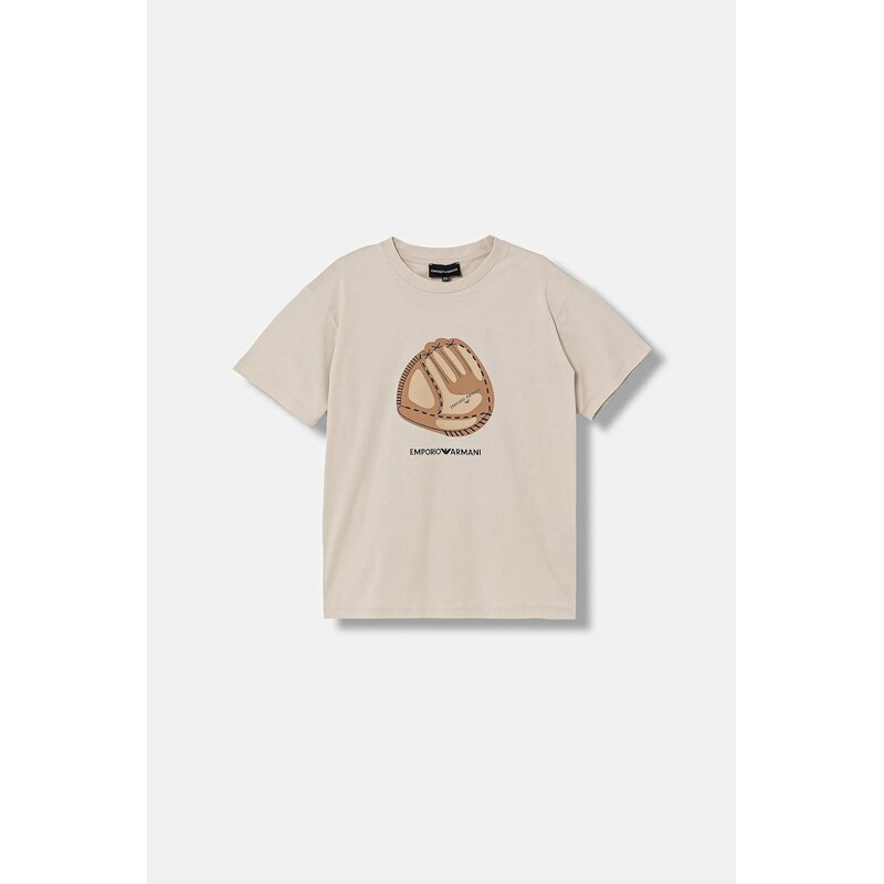 Detské bavlnené tričko Emporio Armani 67196445