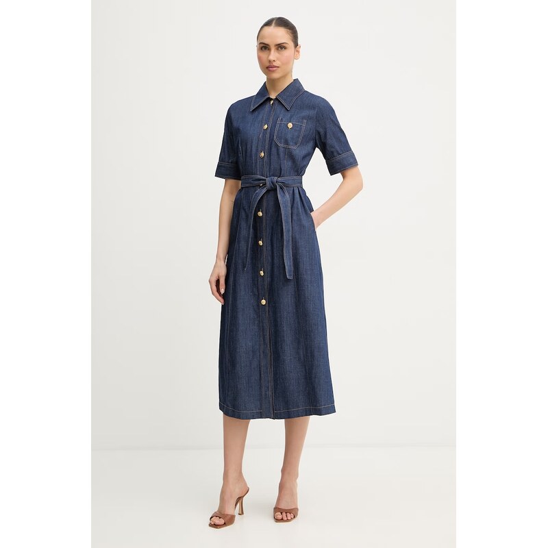 Rifľové šaty Luisa Spagnoli Periodico 67227283