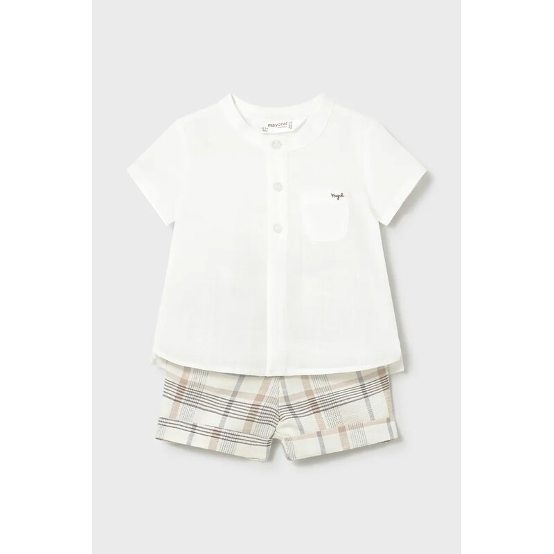 Detská súprava s prímesou ľanu Mayoral Newborn 67192449