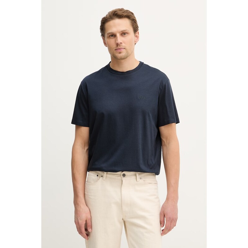 Tričko z hodvábnej zmesi Guess 67197281