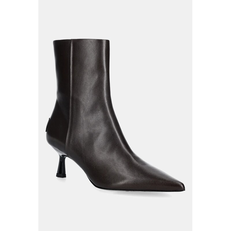 Kožené členkové topánky AllSaints Vivian Boot 66186934