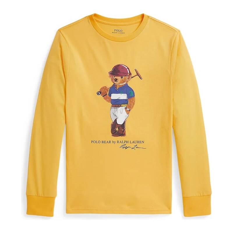 Detská bavlnená košeľa s dlhým rukávom Polo Ralph Lauren 66852806