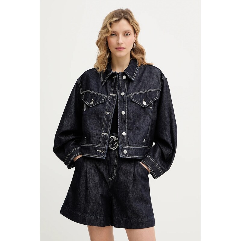 Rifľová bunda BOSS Orange C BOMBER TRUCKER 1.0 66967122