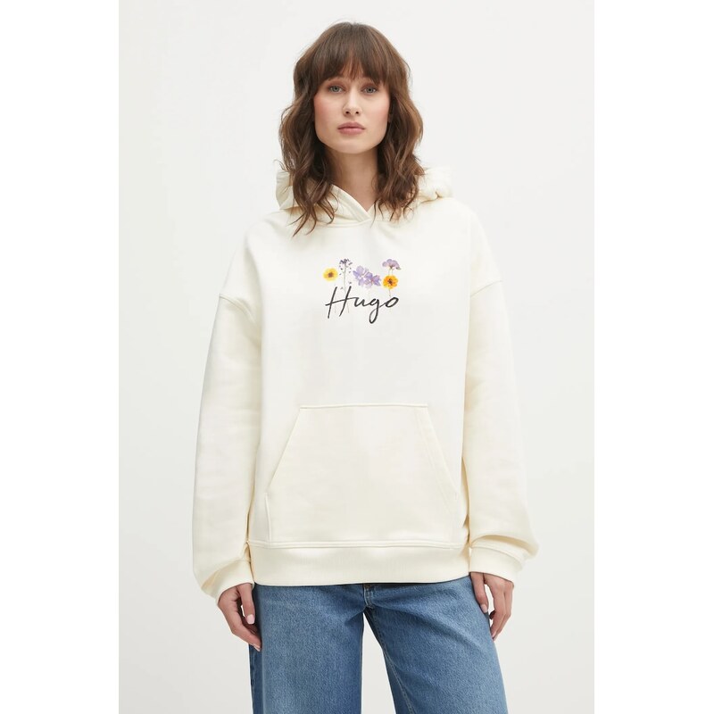 Bavlnená mikina HUGO Dalessandra_2 66692191