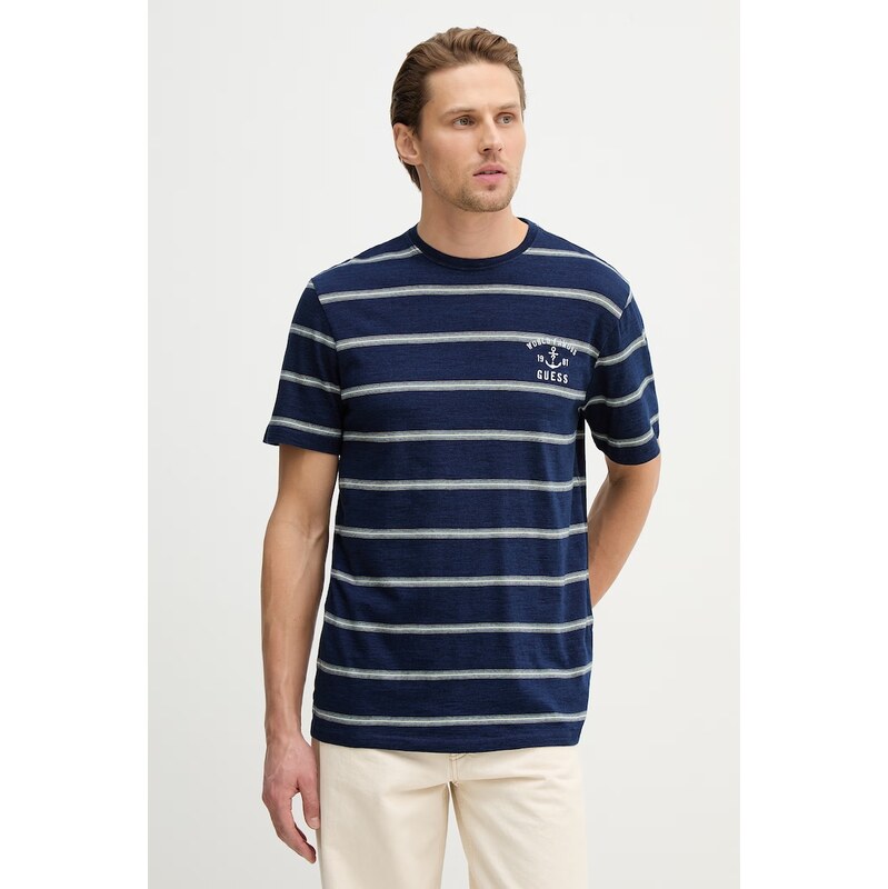 Bavlnené tričko Guess MARINE 67199716