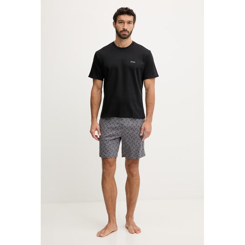 Bavlnené pyžamo BOSS Relax Short Set 67215936