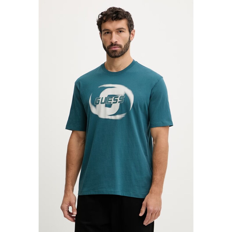 Bavlnené tričko Guess LOKNI 67244897