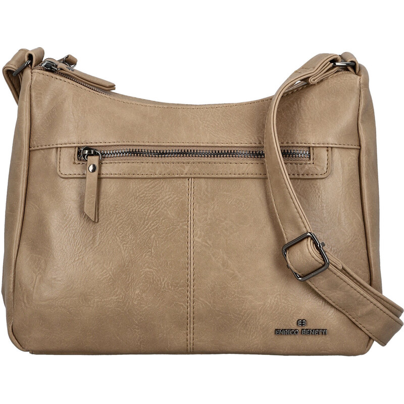 Dámska crossbody kabelka taupe - Enrico Benetti Jules taupe 67246771