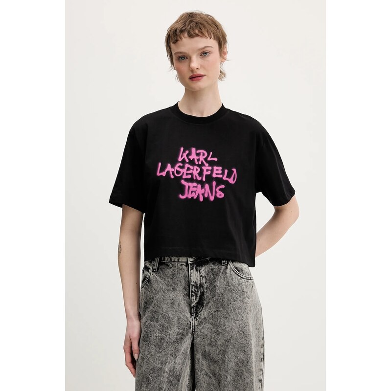 Bavlnené tričko Karl Lagerfeld Jeans 66840602