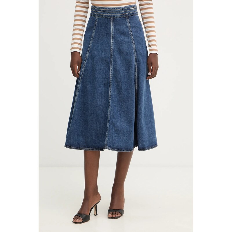 Rifľová sukňa Karl Lagerfeld FASHION DENIM 66852830