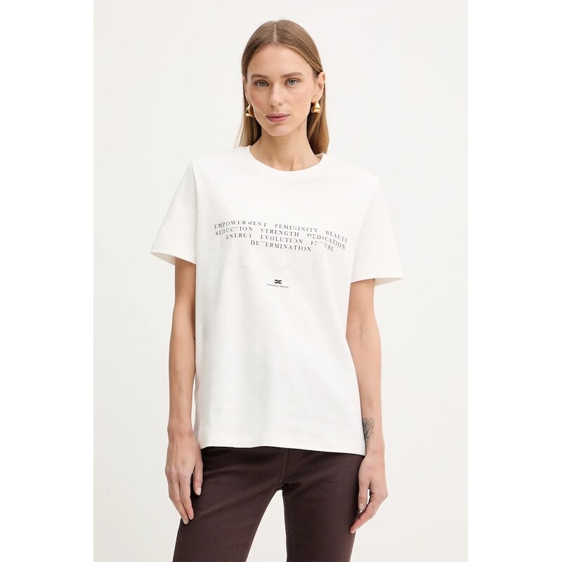 Bavlnené tričko Elisabetta Franchi 66980941
