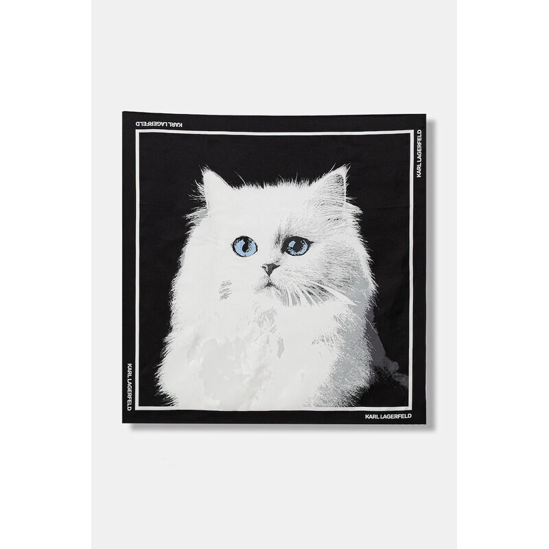 Hodvábna šatka Karl Lagerfeld IKON 66932957