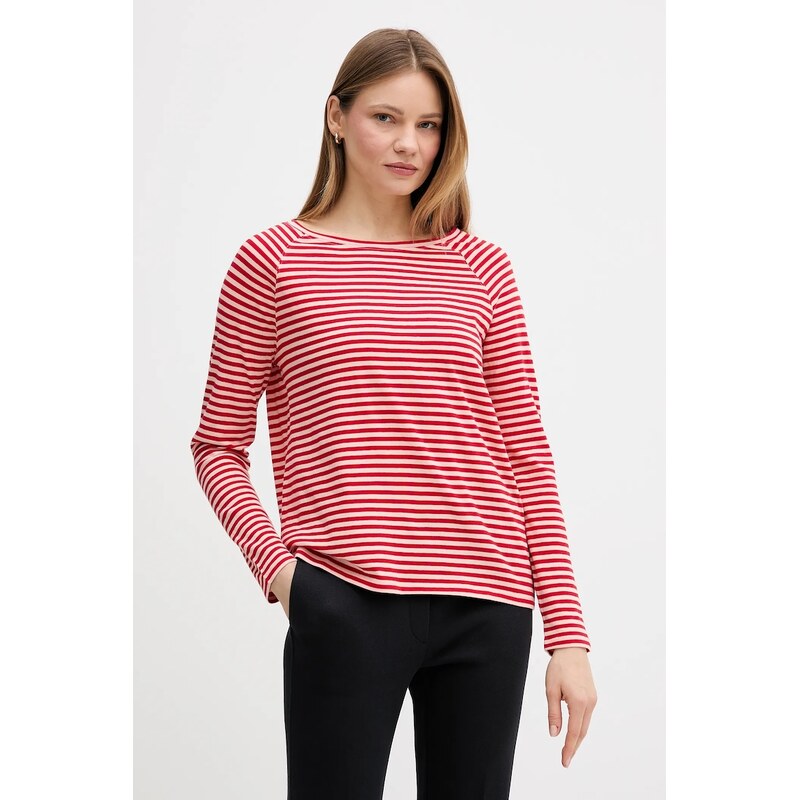 Bavlnené tričko s dlhým rukávom Marc OPolo 67119070