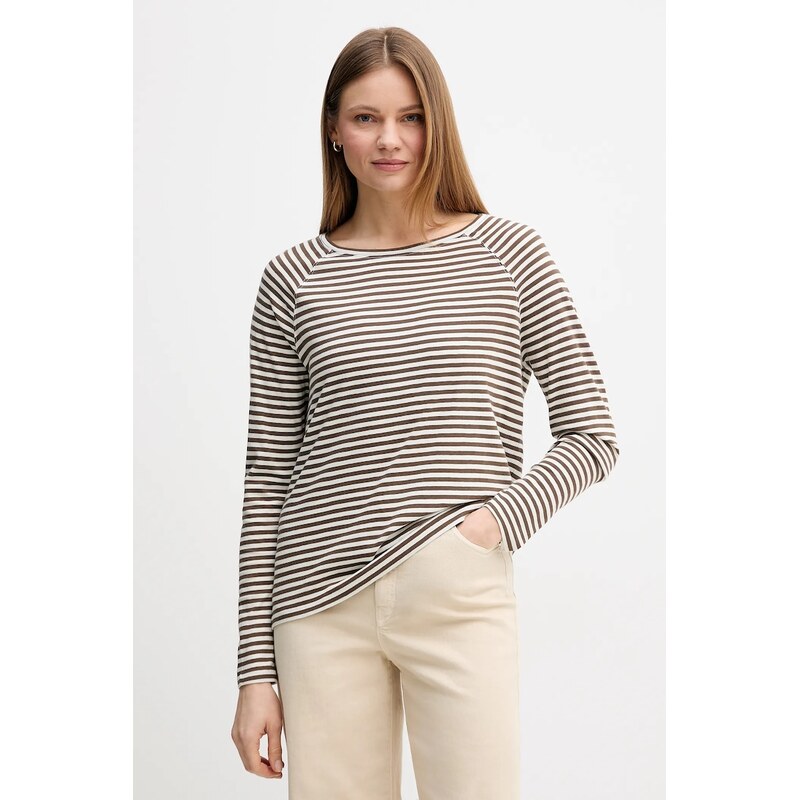 Bavlnené tričko s dlhým rukávom Marc OPolo 67227118