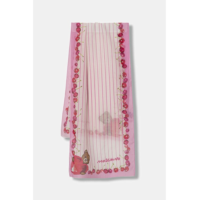 Šál s prímesou hodvábu Moschino 67155388