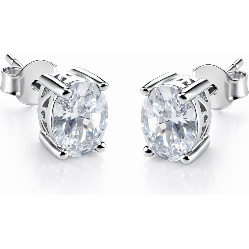 MOISS Trblietavé kôstkové náušnice so zirkónmi E0002703 66591060