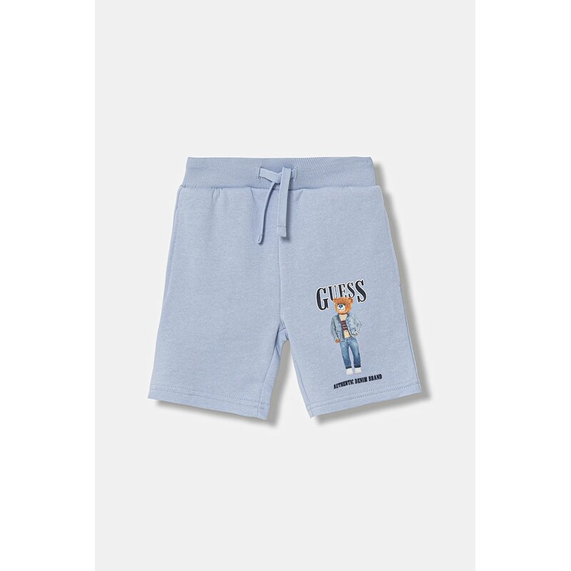 Detské bavlnené šortky Guess 67196324