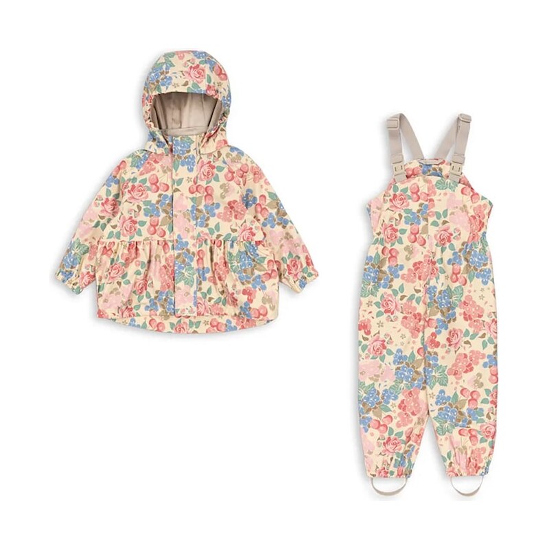 Detské nohavice a bunda Konges Sløjd RAINY PALME SET GIRL 67196629