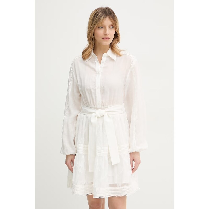 Šaty s prímesou ľanu Silvian Heach FALEN 67227596