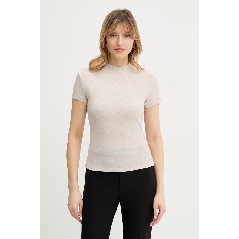 Tričko z hodvábnej zmesi Guess TINA 67227486