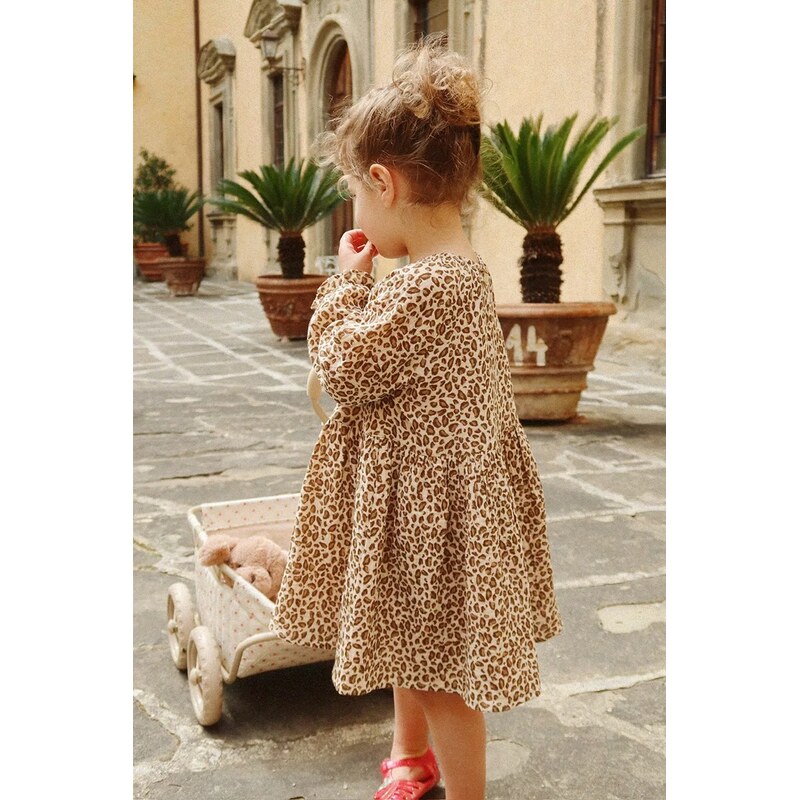 Dievčenské bavlnené šaty Konges Sløjd COCO DRESS GOTS 67277725