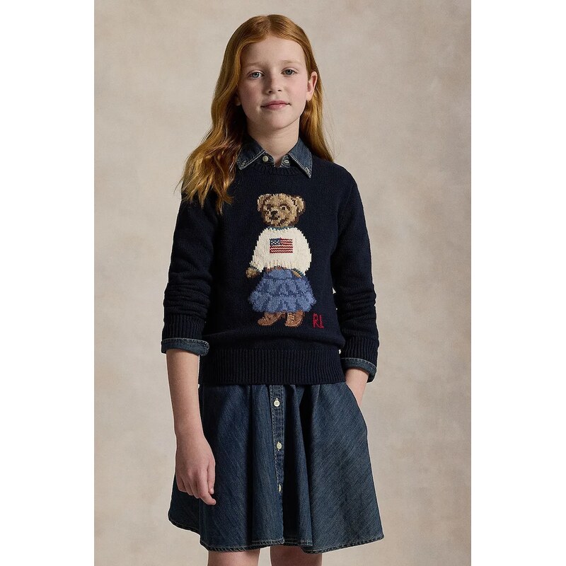 Detský bavlnený sveter Polo Ralph Lauren 66840356