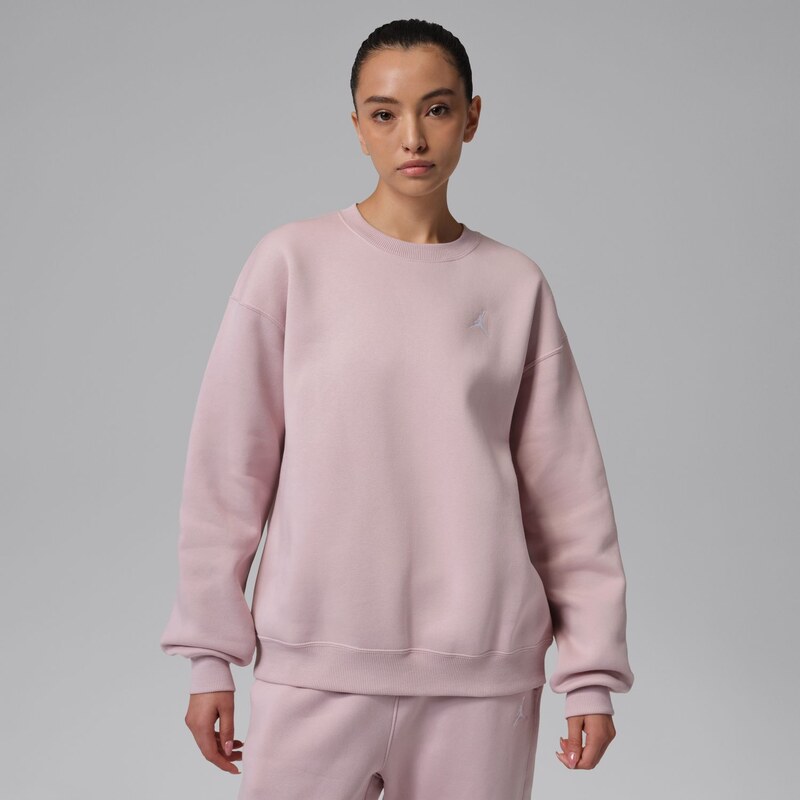 Jordan Brooklyn Fleece Wmns Crew-Neck Sweatshirt Particle Rose - 67244288