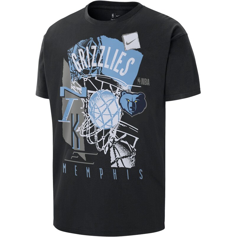 Nike NBA Memphis Grizzlies Courtside Vintage Tee Black - Pánske - 67244314