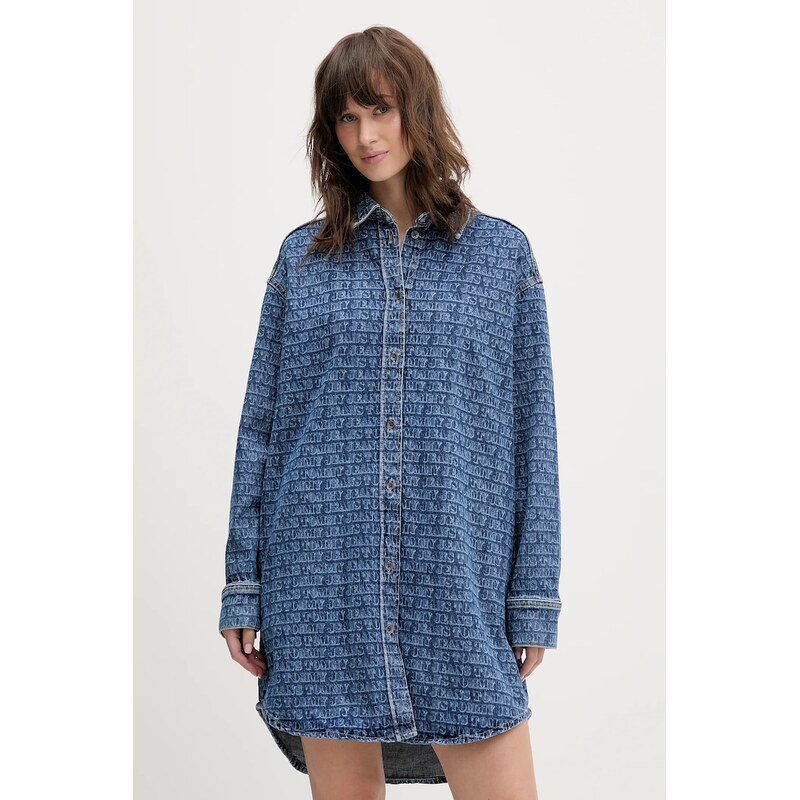 Rifľové šaty Tommy Jeans 66702783
