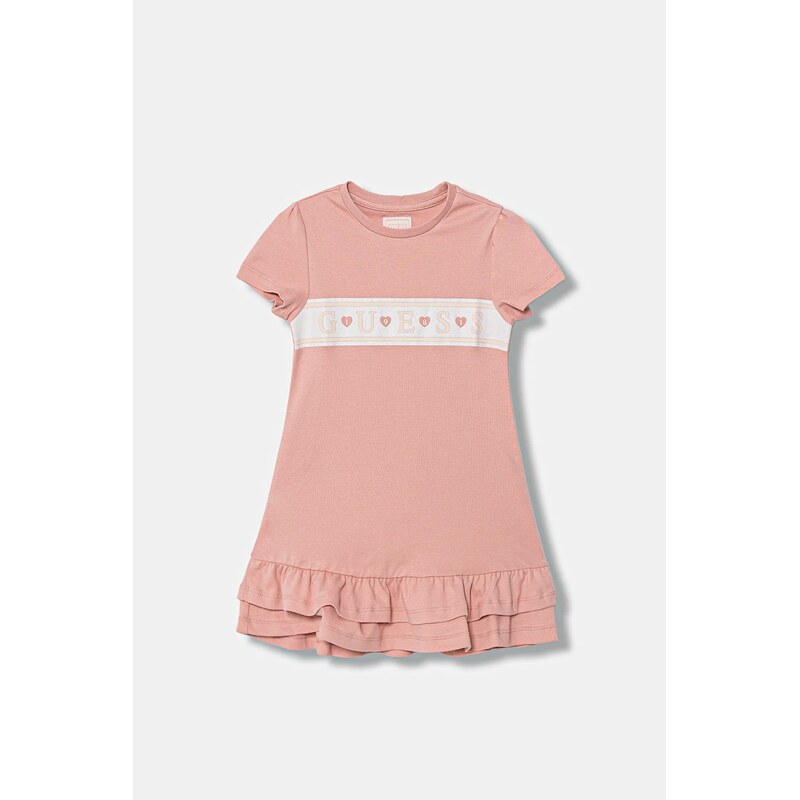 Dievčenské bavlnené šaty Guess 66980902