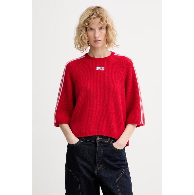 Sveter s prídavkom alpaky American Vintage 67244927