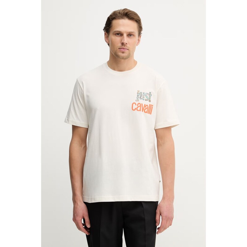 Bavlnené tričko Just Cavalli 67244911