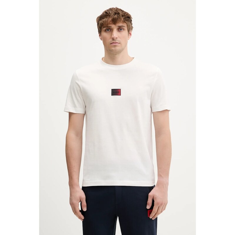 Bavlnené tričko HUGO Danotie 66817352