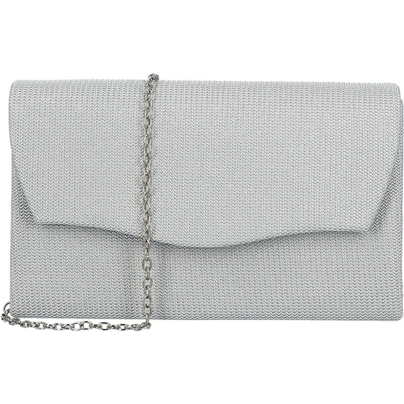 Dámska listová kabelka strieborná - Michelle Moon Altana strieborná 67323468