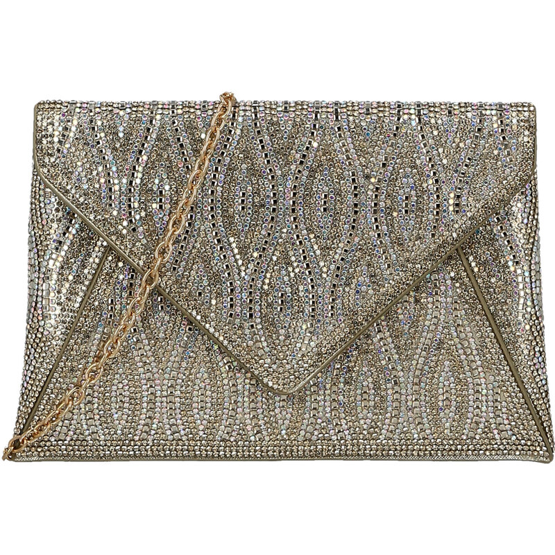 Dámska listová kabelka zlatá - Michelle Moon Aika zlatá 67295177