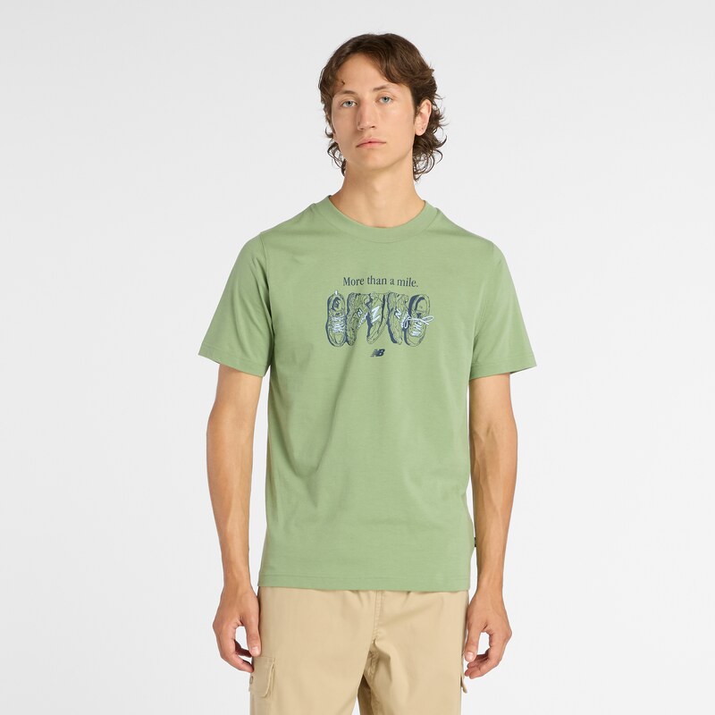 Pánske tričko New Balance MT61778SAAR – zelené 67246256